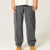 Spodnie typu skater baggy cargo