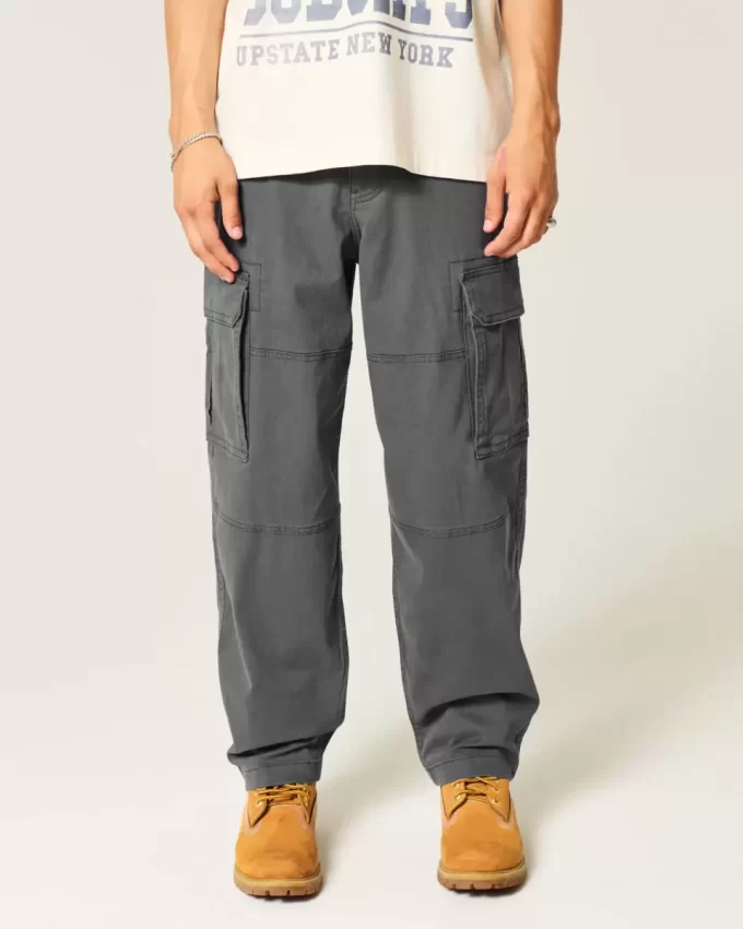 Spodnie typu skater baggy cargo