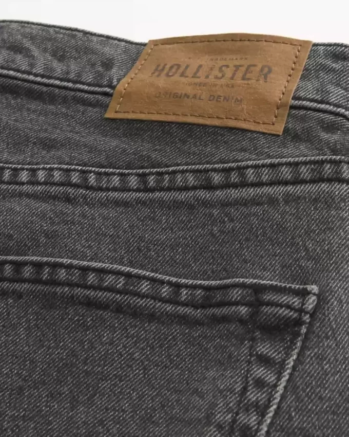 Sprane czarne luźne jeansy Sprane czarne luźne jeansy