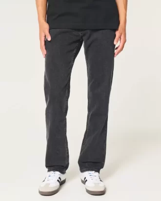 Sprane czarne, obcisłe, proste dżinsy