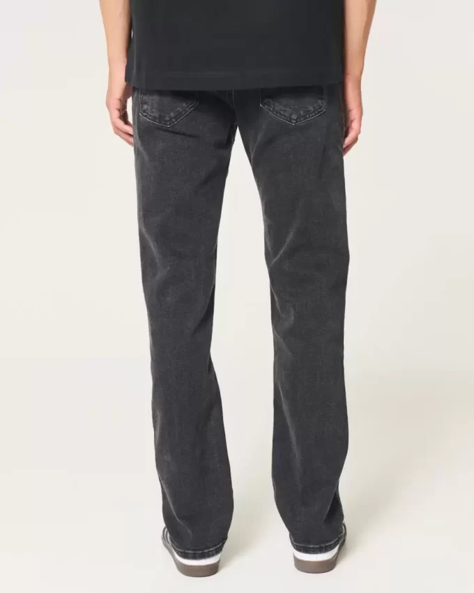 Sprane czarne, obcisłe, proste dżinsy