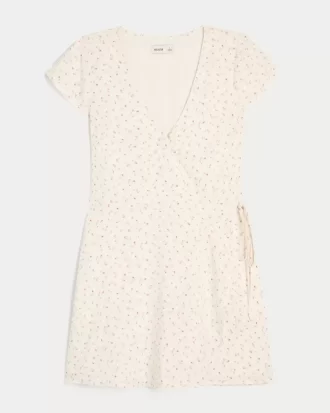 Sukienka kopertowa z krótkim rękawem Sukienka kopertowa z krótkim rękawem