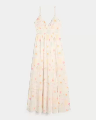 Sukienka maxi we wzór