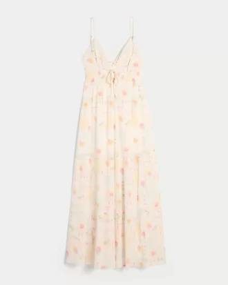 Sukienka maxi we wzór