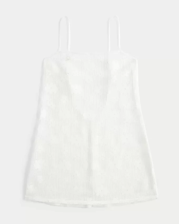 Sukienka okrywająca z otwartym ściegiem Sukienka okrywająca z otwartym ściegiem