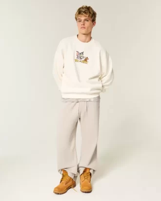 Super luźne spodnie dresowe