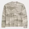 Sweter Boxy Camo Crew Sweter Boxy Camo Crew