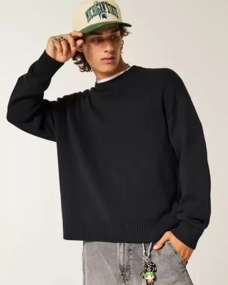 Sweter Boxy Crew
