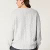 Sweter Hollister Comfy Cloud Cable-Knit Crew Sweter Hollister Comfy Cloud Cable-Knit Crew
