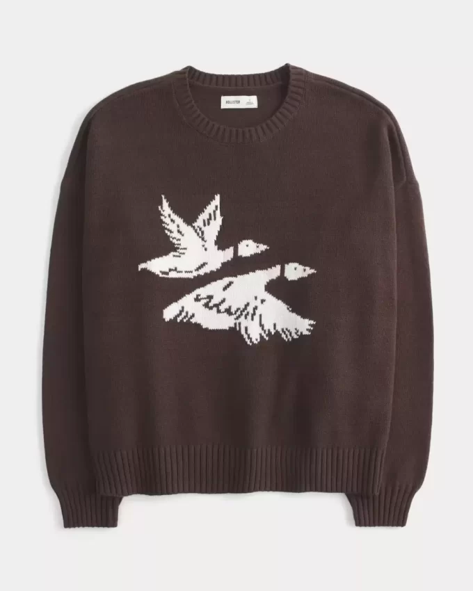 Sweter z grafiką Easy Flying Birds