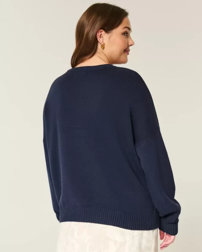 Sweter z grafiką Easy Jumping Fish