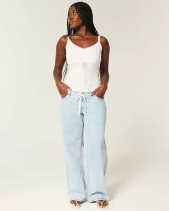 Sweter z wiązaniem z przodu Sweter z wiązaniem z przodu