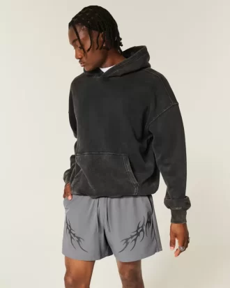 Szorty Active z grafiką do połowy uda