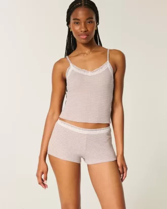 Szorty Gilly Hicks Waffle Lace Shortie