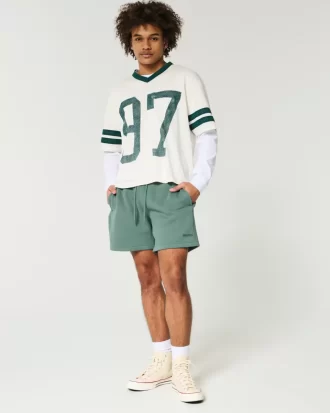 Szorty Hollister Feel Good Fleece Loose Mid-Thigh