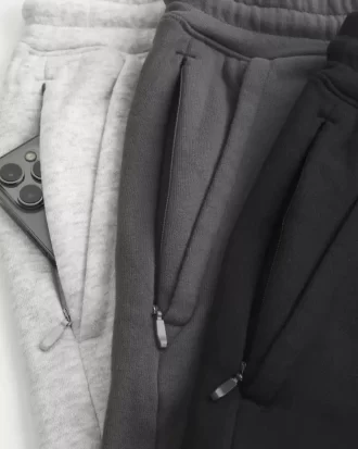 Szorty Hollister Feel Good Fleece Mid-Thigh Logo, zestaw 3 par