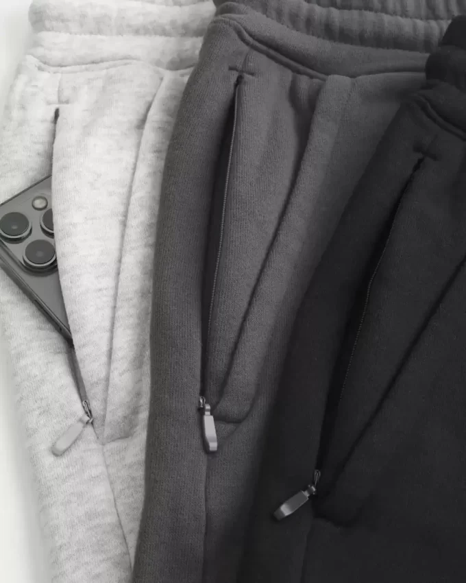 Szorty Hollister Feel Good Fleece Mid-Thigh Logo, zestaw 3 par