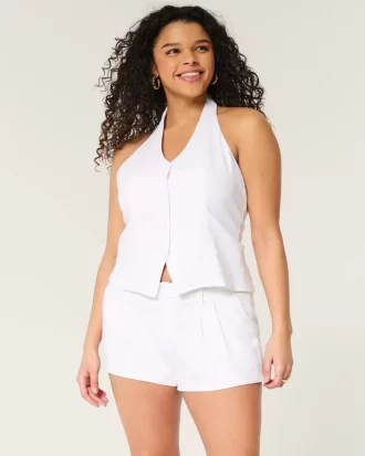 Szorty Hollister Livvy Low-Rise Linen-Blend 3″ Szorty Hollister Livvy Low-Rise Linen-Blend 3″