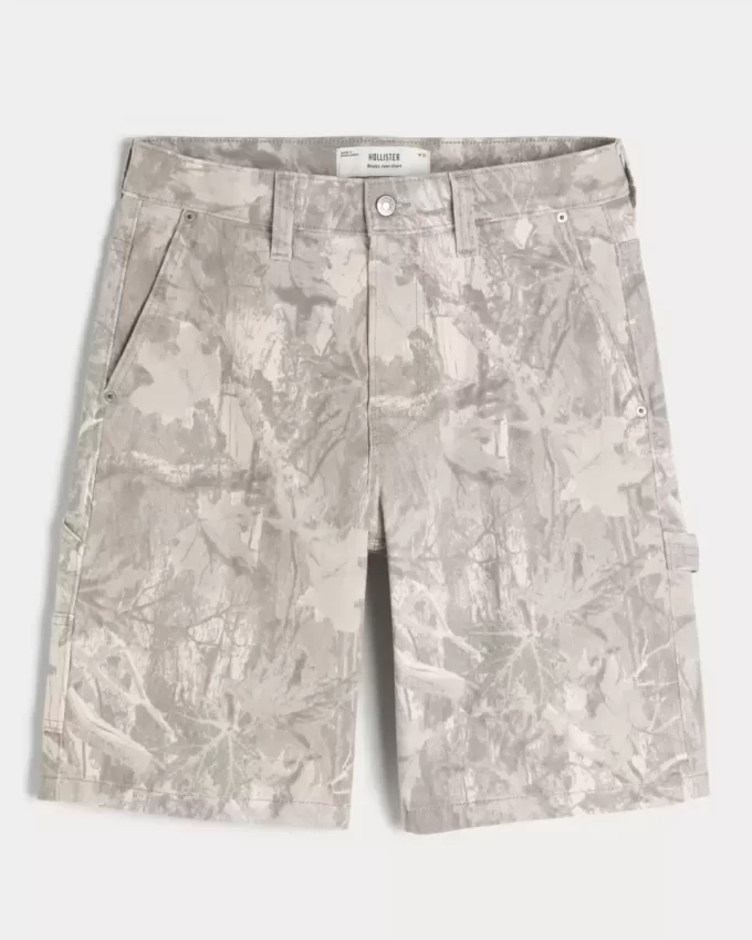 Szorty jeansowe Baggy w kamuflażu Szorty jeansowe Baggy w kamuflażu