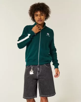 Szorty jeansowe Baggy z grafiką Tiger