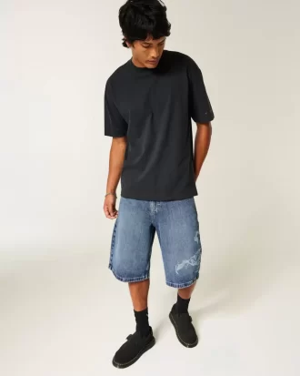 Szorty jeansowe Scorpion Graphic Super Baggy