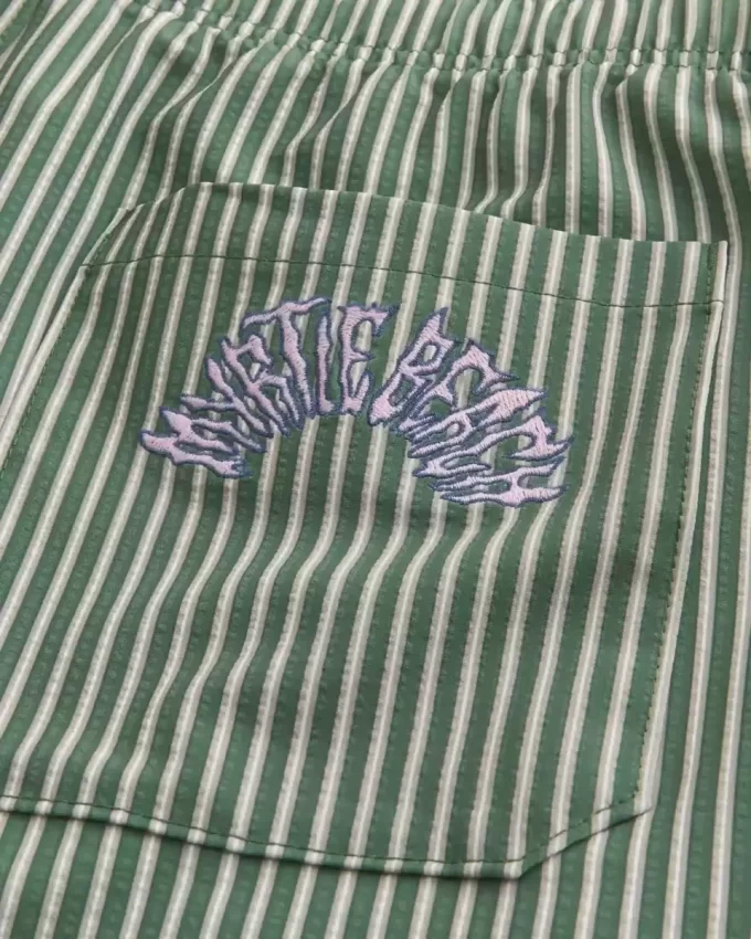 Szorty kąpielowe Seersucker Volley do połowy uda Szorty kąpielowe Seersucker Volley do połowy uda