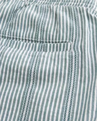 Szorty seersucker za kolano