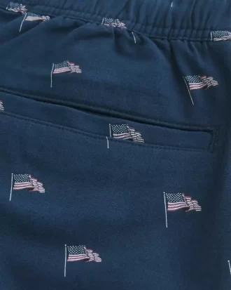 Szorty z mieszanki lnu za kolano