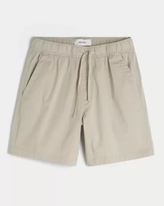 Szorty z twillu za kolano