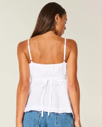 Top babydoll zapinany na guziki