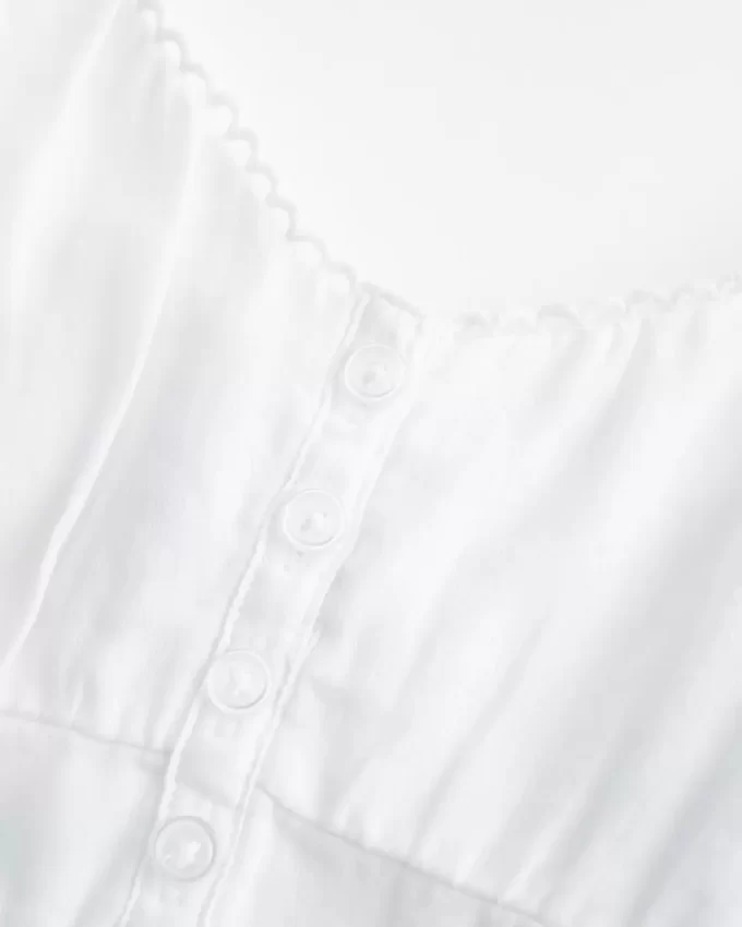 Top babydoll zapinany na guziki Top babydoll zapinany na guziki