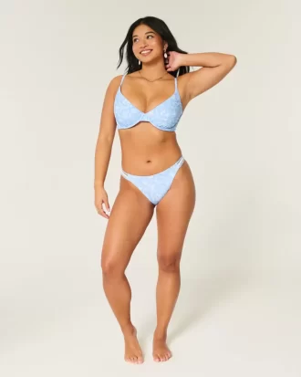 Top bikini Curvy z fiszbinami i głębokim dekoltem