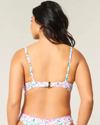 Top bikini z fiszbinami Curvy Plunge