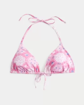 Wiosenna przerwa, trójkątny top bikini typu halter