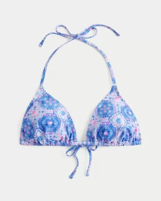 Wiosenna przerwa, trójkątny top bikini typu halter